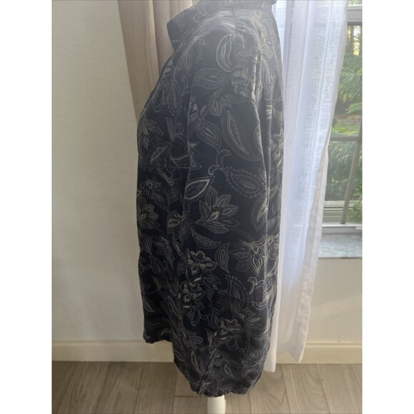 Tasso Elba Mens Floral Navy Lightweight Summer Shirt size L - Picture 5 of 10